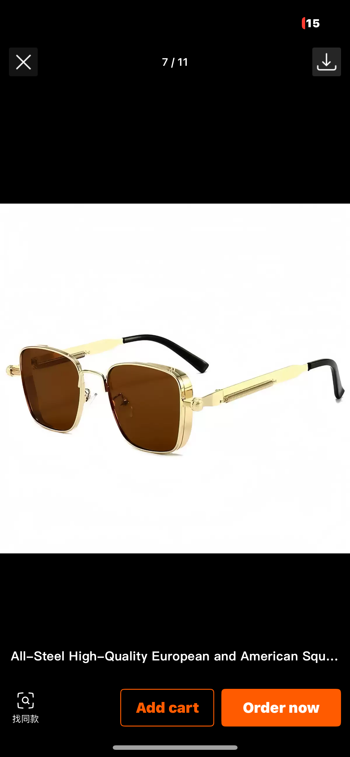 Chunky Fashion Sunglasses – Bold Style, Endless Choice ( 4 Pairs) 🕶️✨