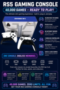 RS5 Wireless Retro Gaming Console