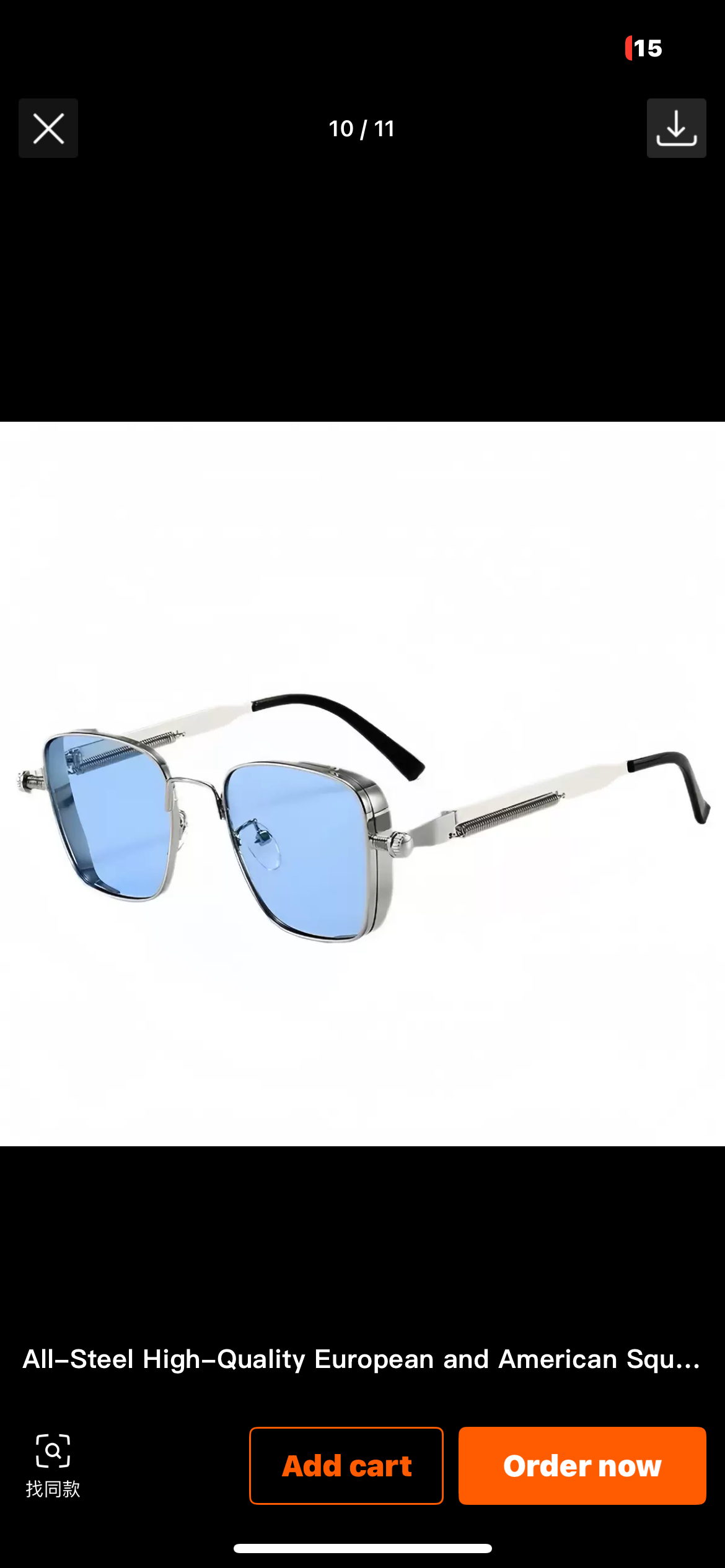 Chunky Fashion Sunglasses – Bold Style, Endless Choice ( 4 Pairs) 🕶️✨