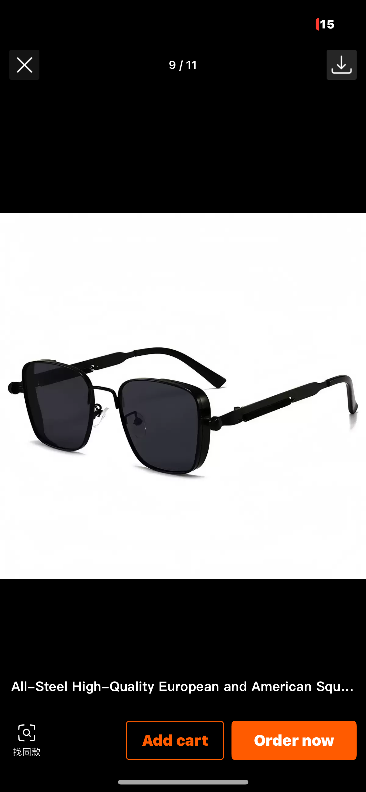Chunky Fashion Sunglasses – Bold Style, Endless Choice ( 4 Pairs) 🕶️✨
