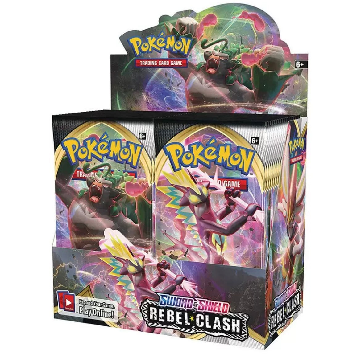 Pokémon Rebel Clash Full Packs and Box