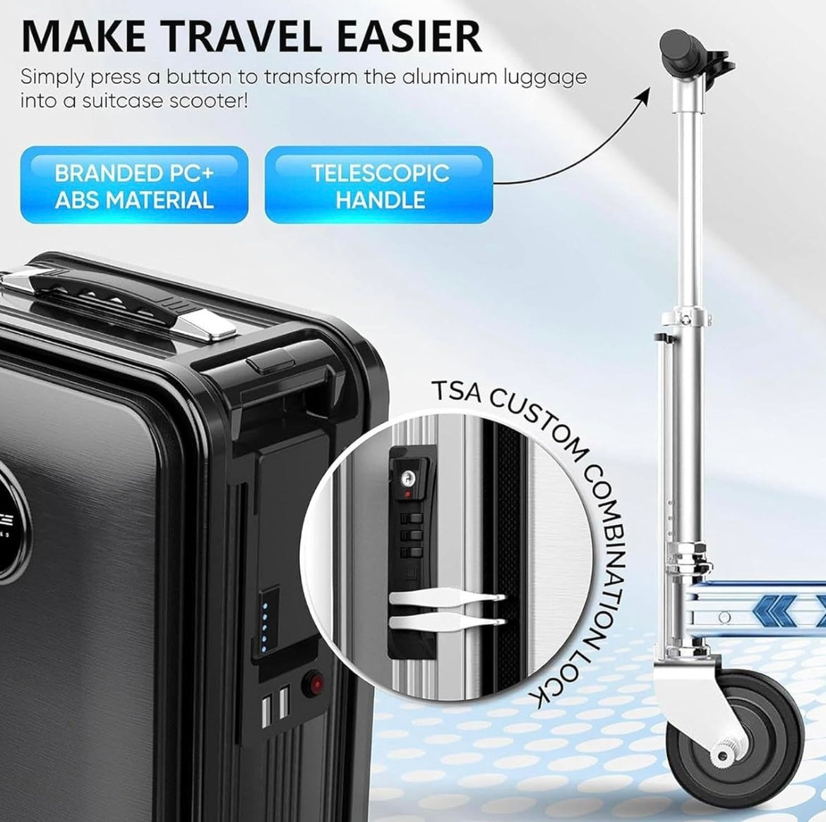 Ride-On Electric Suitcase – Travel Smarter ⚡🧳