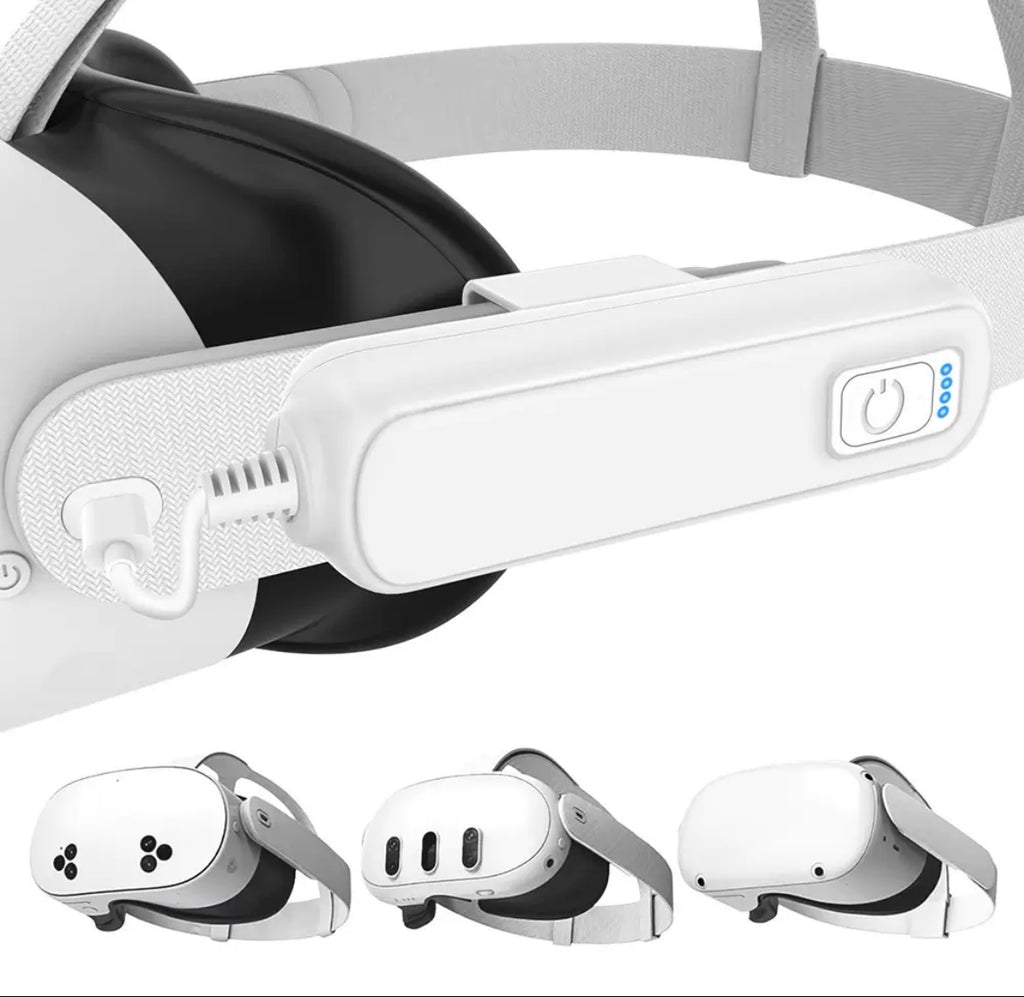 Wireless VR Charging Head Strap – Play Without Limits 🎮⚡