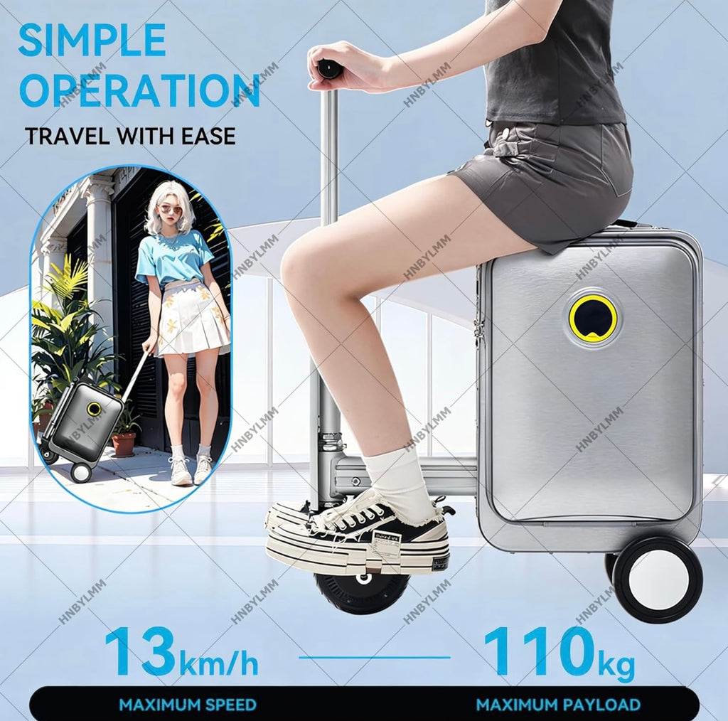 Ride-On Electric Suitcase – Travel Smarter ⚡🧳