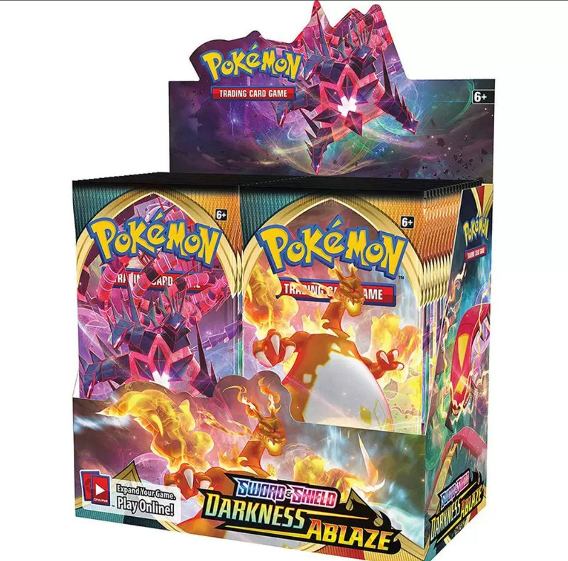 Pokémon Darkness Ablaze Full Packs and Box