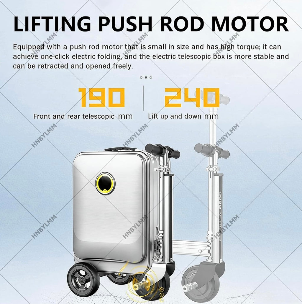 Ride-On Electric Suitcase – Travel Smarter ⚡🧳