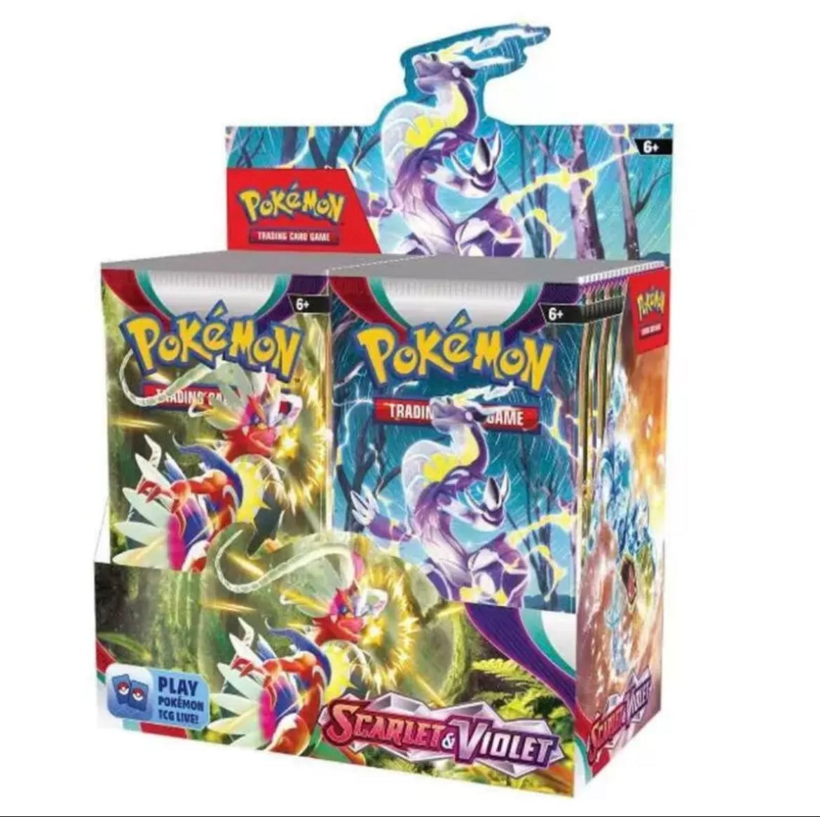 Pokémon Scarlett and Violet Packs and Box