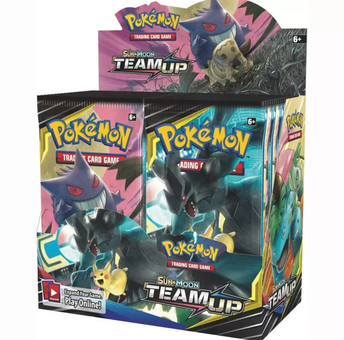 Pokémon Team Up Packs and Box