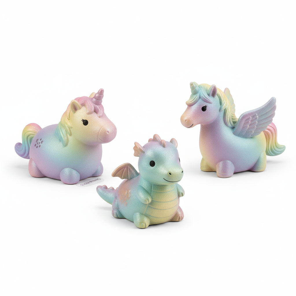 Squishy Unicorn and Mythical Creatures Set of 3