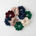 Velvet and Satin Scrunchie Set 10 Pack