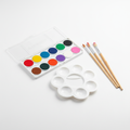 Kids Watercolour Paint Set — 24 Colours with Brushes