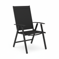 Folding Garden Chair with Armrests (Set of 2)