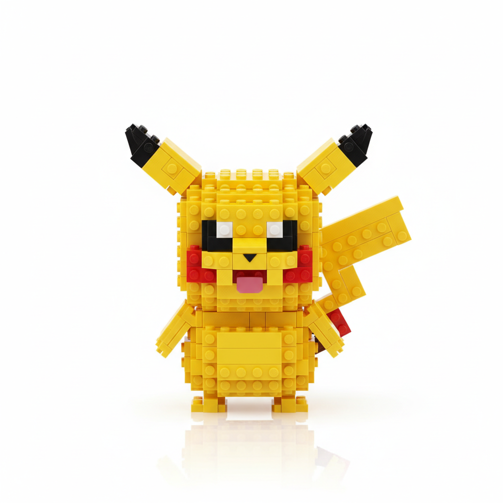 BRICKS Pikachu Building Figur