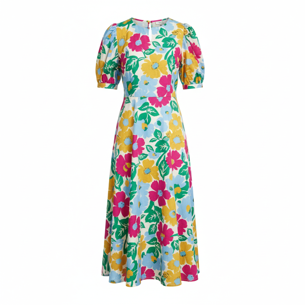 Women's Floral Print Summer Dress