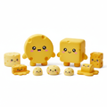 Cheese and butter character squishies kawaii toys