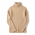 Women's Ribbed Knit Turtleneck Jumper