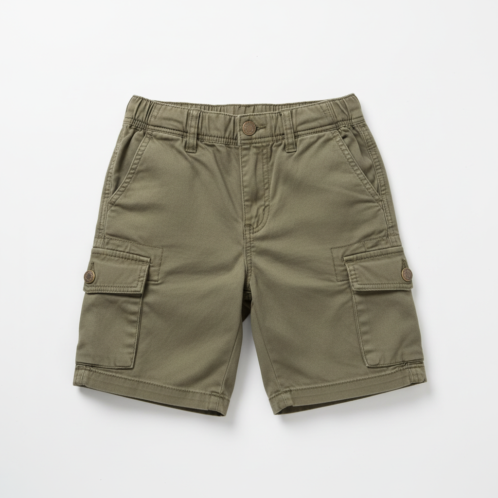 Boys' Cargo Shorts with Multi Pockets