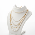 Layered Pearl Necklace Set